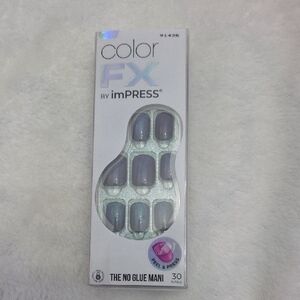 imPRESS Color FX Press-On Nails - Metallic Blue